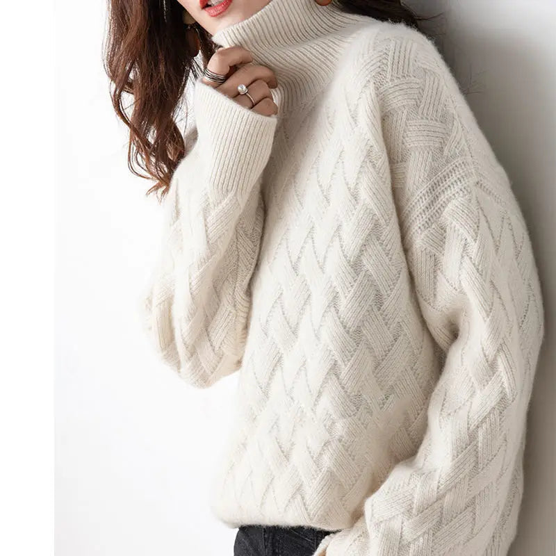 Kvinders Cashmere Trøje Elegant Stil 2