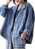 Kvinders Casual Denim Jakke med Ståkrave 0