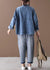 Kvinders Casual Denim Jakke med Ståkrave 3