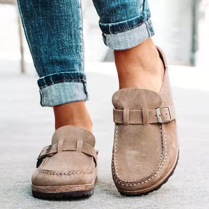 Kvinders Casual Loafers med Spænde 2