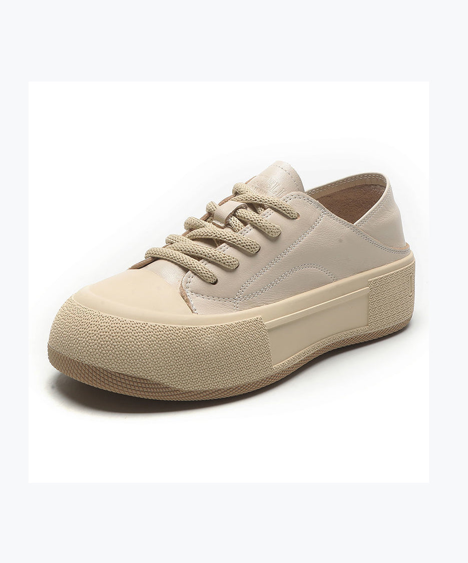 Kvinders Casual Platform Sko med Korsrem 4