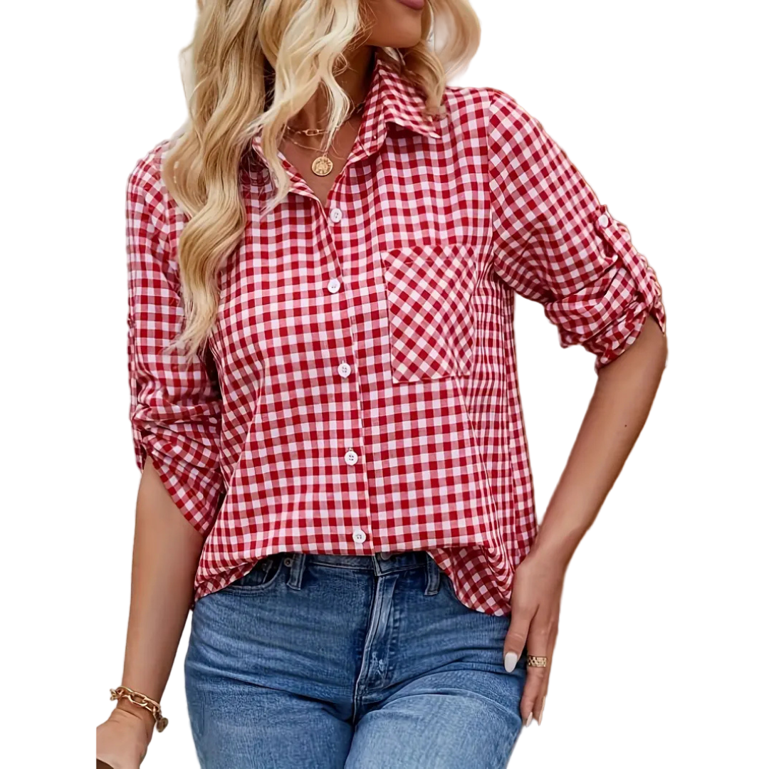 Kvinders Casual Skjorte Afslappet Design 0