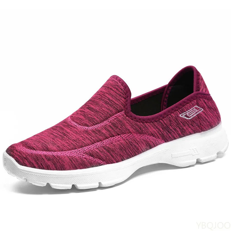 Kvinders Casual Sneakers Åndbar Blød Stof 5