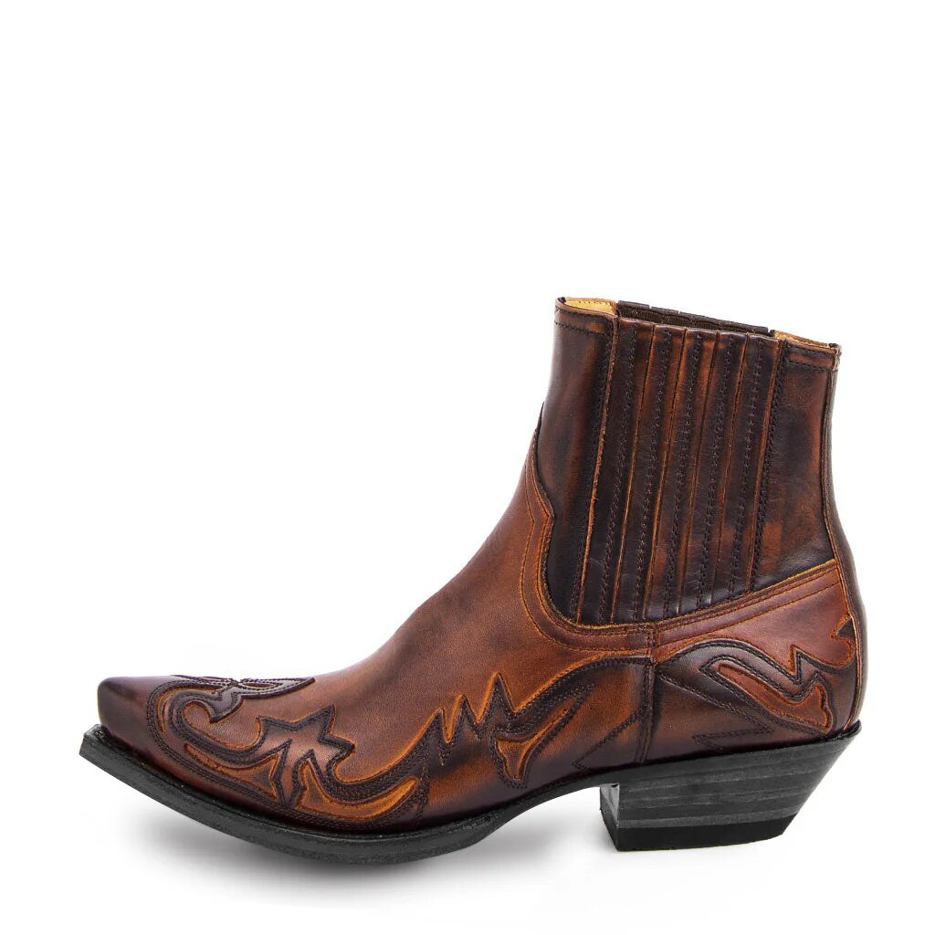 Kvinders Cowboy Støvler i Kunstlæder med Western Stil 1