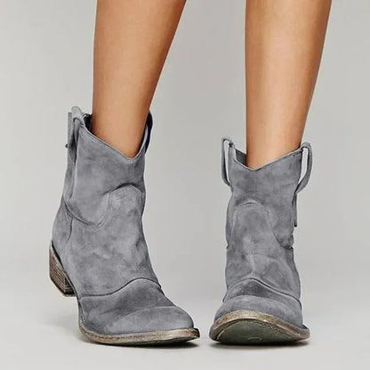 Kvinders Cowboystøvler Klassisk Vestlig Stil 3
