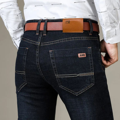 Kvinders Denim Jeans Straight Cut Komfortabelt Design 4