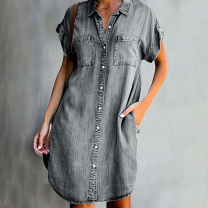 Kvinders Denimkjole Unik Design 1