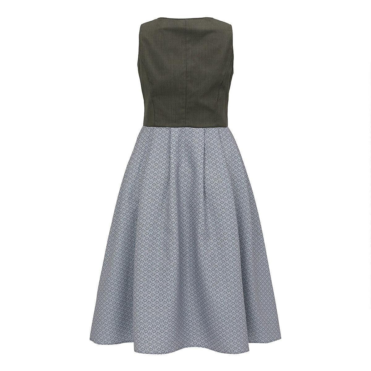 Kvinders Dirndl Kjole med Forklæde Traditionelt Design 100% Bomuld 4