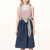 Kvinders Dirndl Vintage Polyester Traditionelt Festoutfit 0