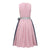 Kvinders Dirndl Vintage Polyester Traditionelt Festoutfit 2