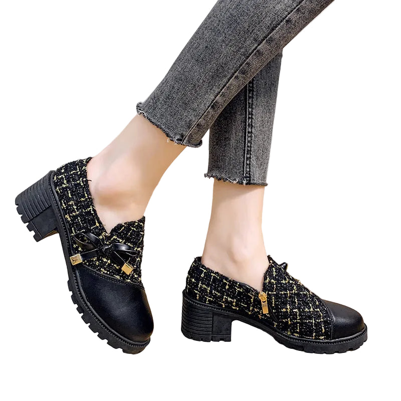 Kvinders Farverige Sko med Sløjfe 0