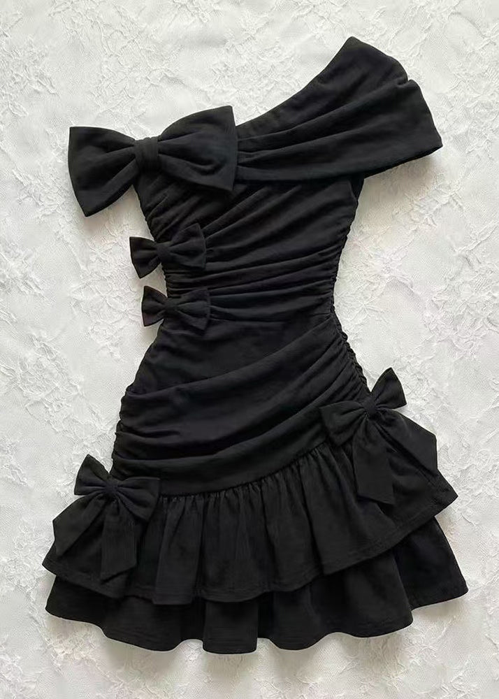 Kvinders Festkjole One Shoulder Design til Bryllup og Fest 4