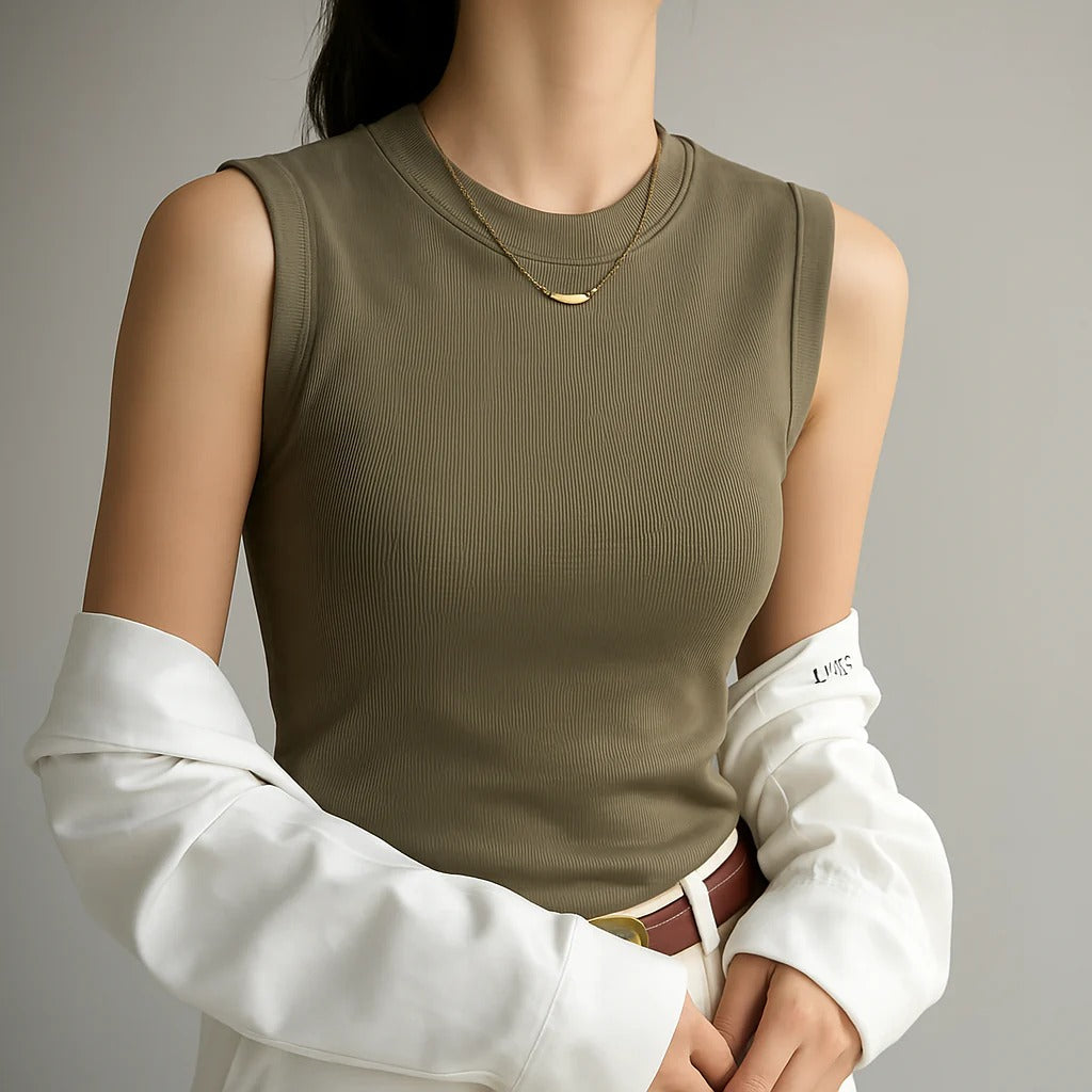 Kvinders Fitted Tank Top Let Åndbart Stof 2