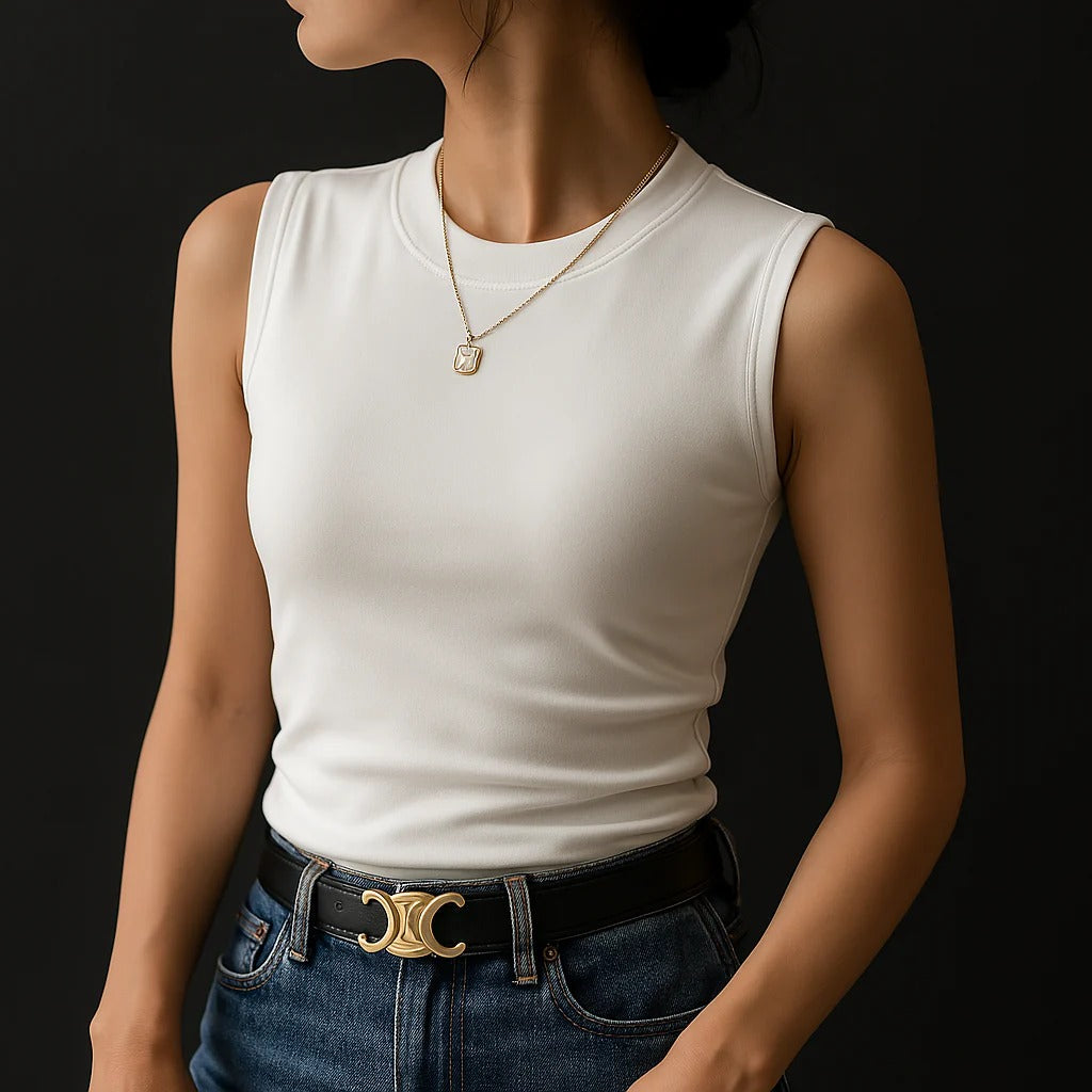 Kvinders Fitted Tank Top Let Åndbart Stof 3