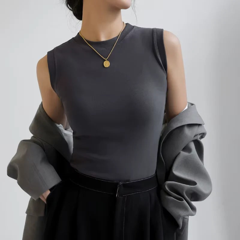 Kvinders Fitted Tank Top Let Åndbart Stof 4