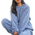 Kvinders Fleece Pyjamasæt Komfortabelt 0