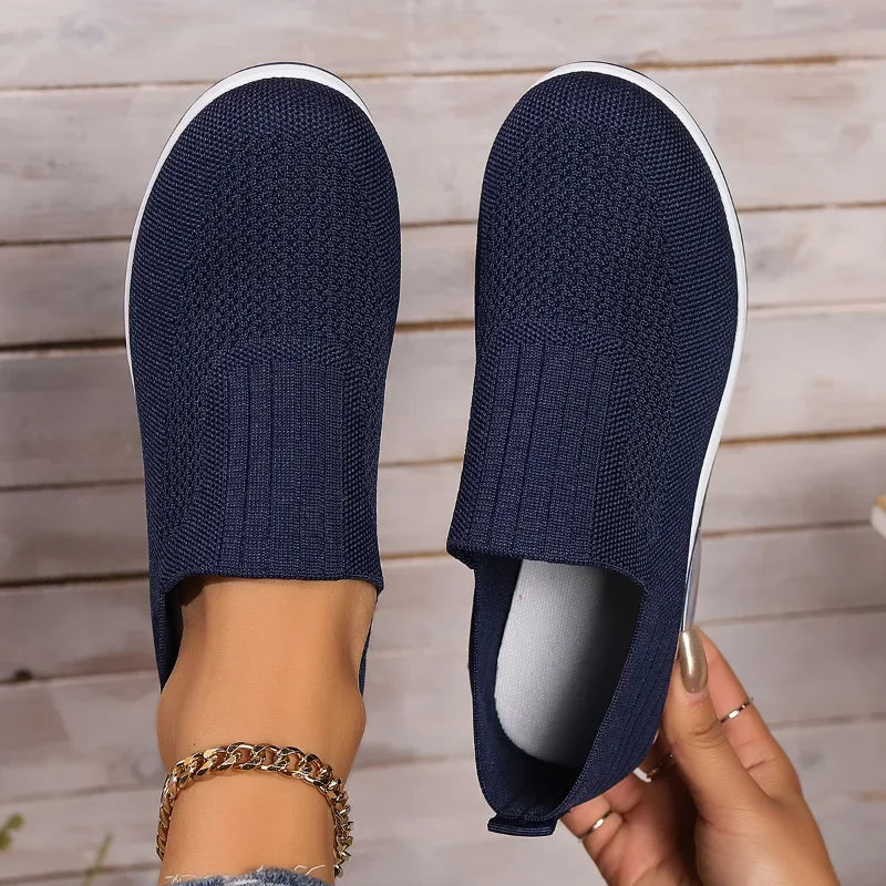 Kvinders Gå Sko Platform Mules Åndbart Stof Non-Slip 3