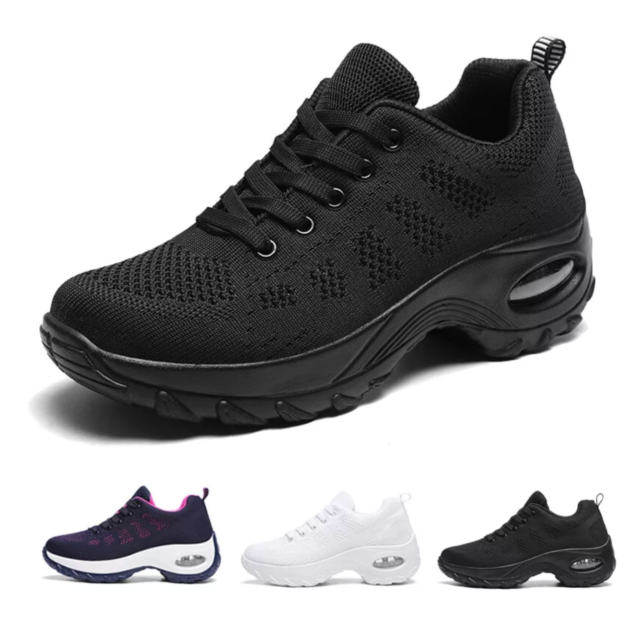 Kvinders Gåture Sko Letvægts Åndbare Materialer 1