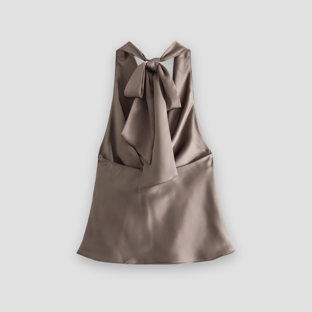 Kvinders Halter Tank Top Draperet 1