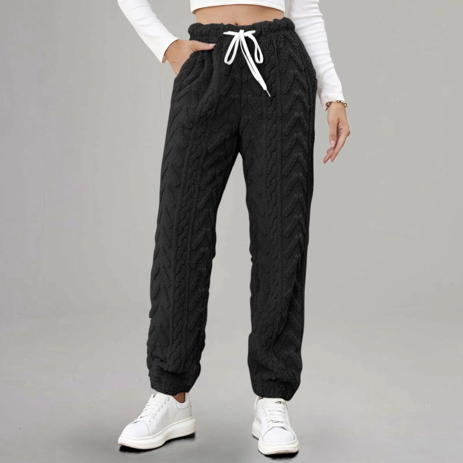 Kvinders Joggers Blødt Design Bomuld 2