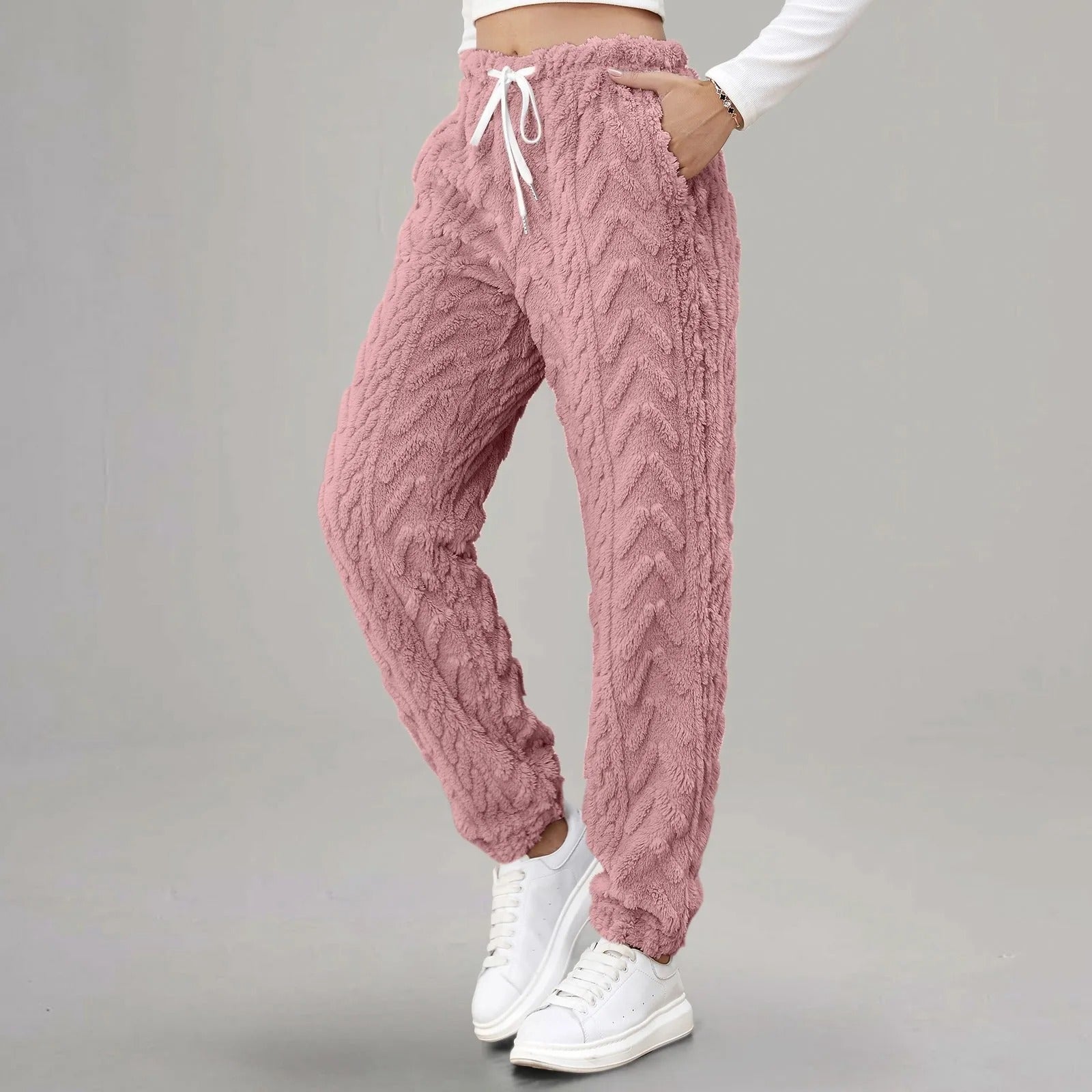 Kvinders Joggers Blødt Design Bomuld 4