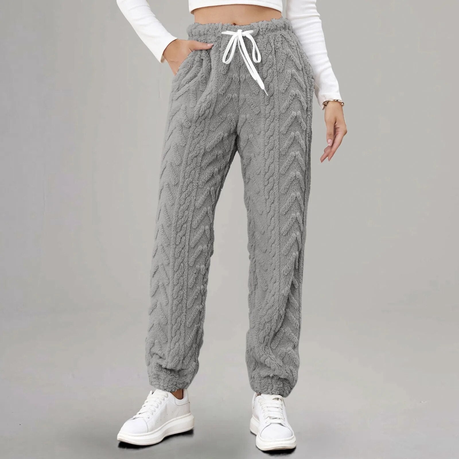Kvinders Joggers Blødt Design Bomuld 6