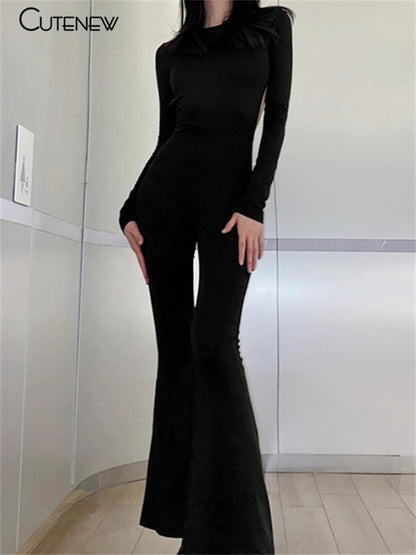 Kvinders Jumpsuit med Brede Ben 4