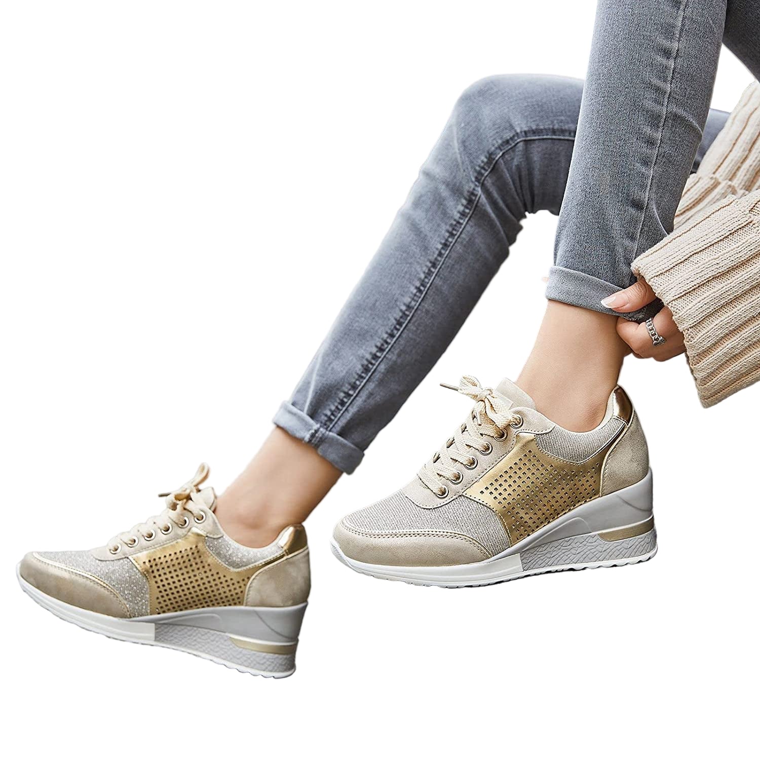 Kvinders Kilehæle Sneakers 0