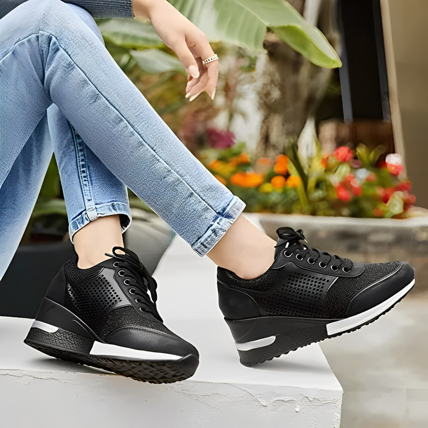 Kvinders Kilehæle Sneakers 2