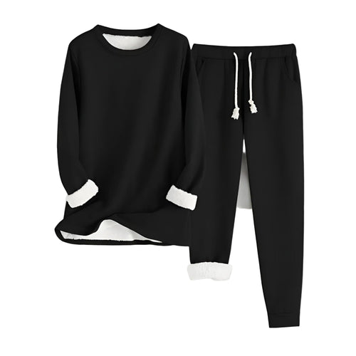 Kvinders Komfortable Lounge Sæt Oversized Polyester Blanding 0