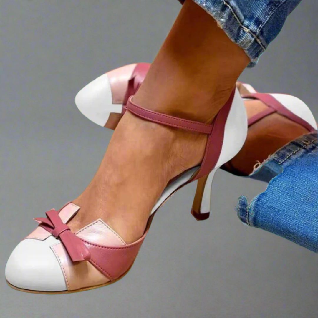 Kvinders Læder Pumps Med Stilfuldt Design 2