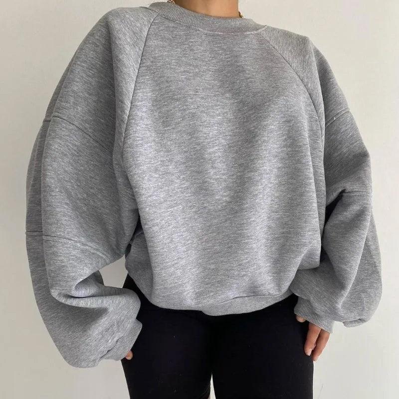 Kvinders Langærmet Sweater Løs Stil 4