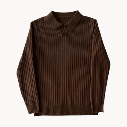 Kvinders Langærmet Sweater med Åben Krave 2