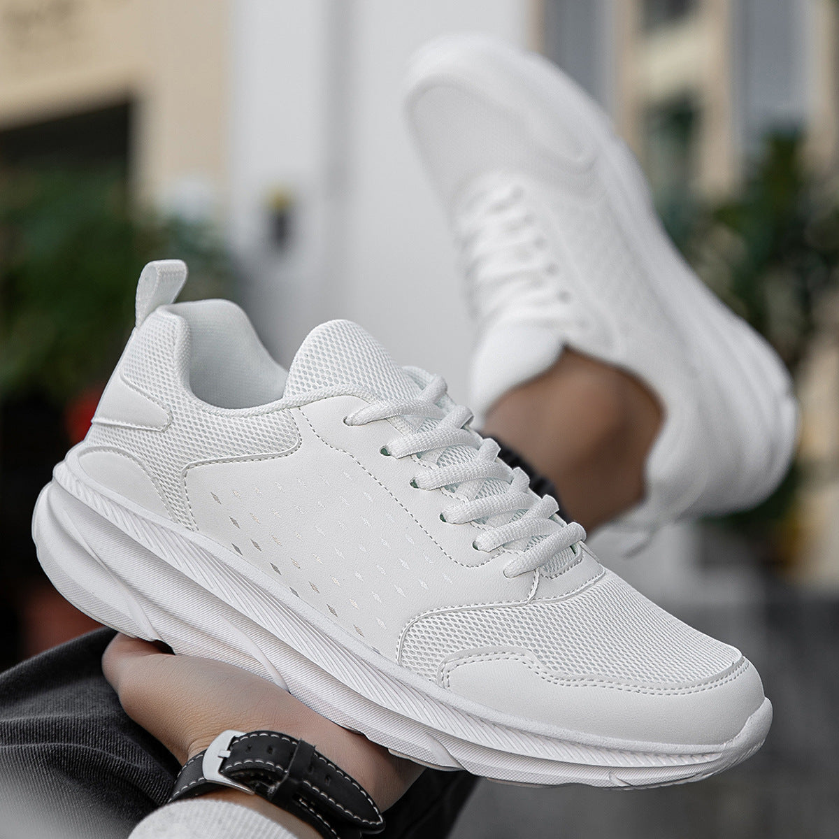 Kvinders Letvægts Fritidssneakers Moderne Design 0