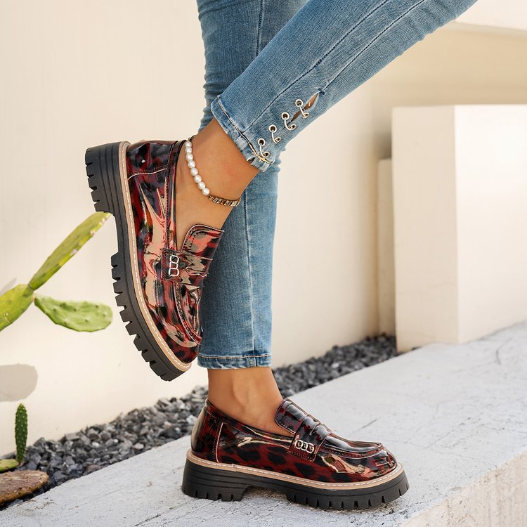 Kvinders Loafers med Platform Moderne Design 5