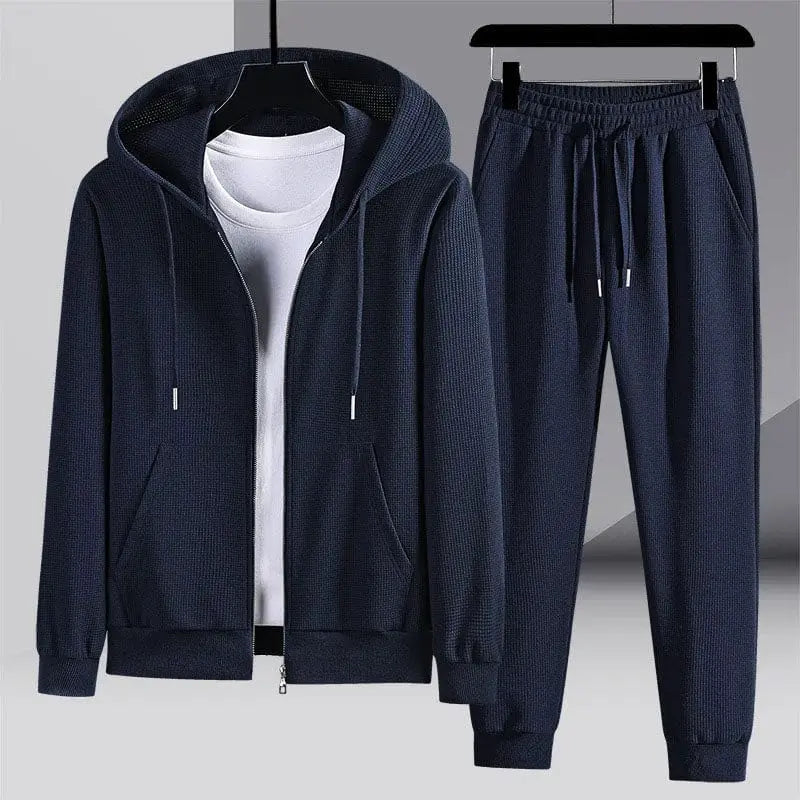Kvinders Loungewear Sæt Trendy Vaffelstrik 10