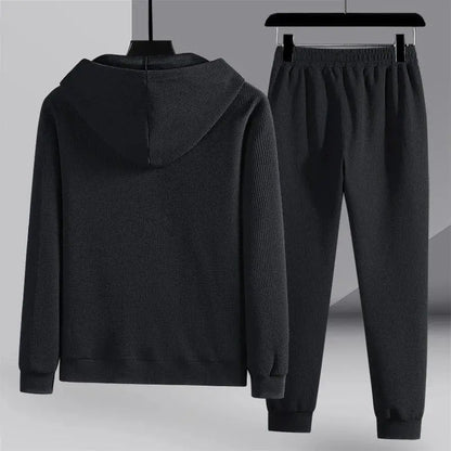 Kvinders Loungewear Sæt Trendy Vaffelstrik 3