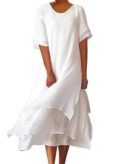 Kvinders Maxi Kjole Minimalistisk Design 0