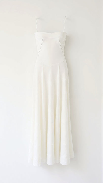 Kvinders Maxi Kjole Slip Silhuet Elegant 2
