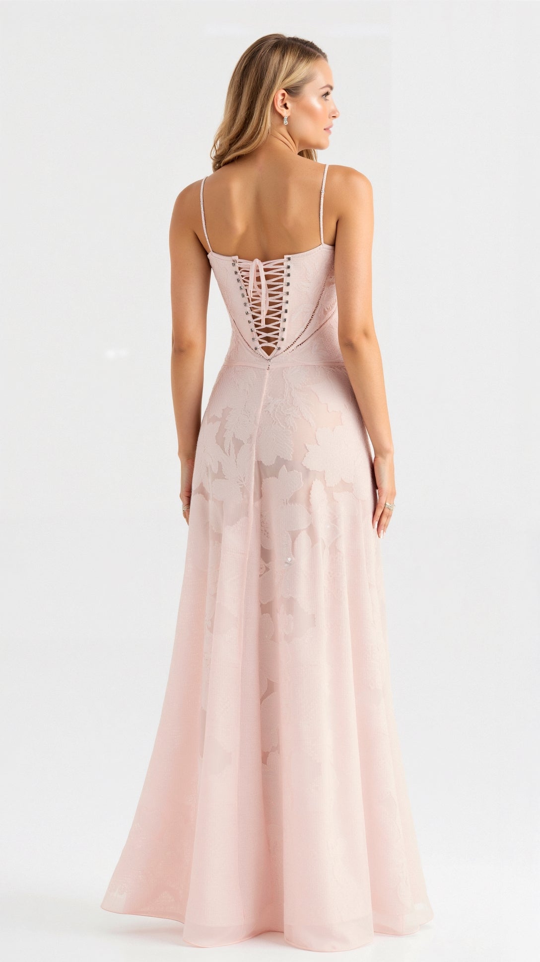 Kvinders Maxi Kjole Slip Silhuet Elegant 4