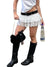 Kvinders Mini Skirt Høj Talje Dobbelt Lag Polyester 0