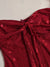 Kvinders Off Shoulder Kjole Sweetheart Udsnit Let Strækbart Polyester 5