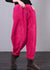 Kvinders Oversize Bukser i Rød Corduroy 5