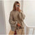 Kvinders Oversize Strikpullover med Let Stehkragen 3