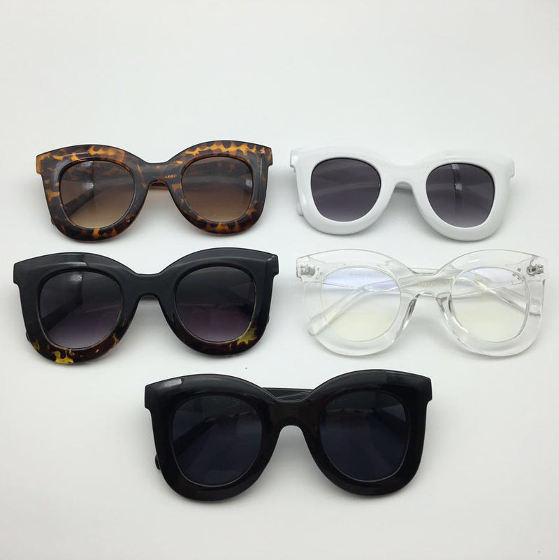Kvinders Oversized Solbriller Trendy Design 2