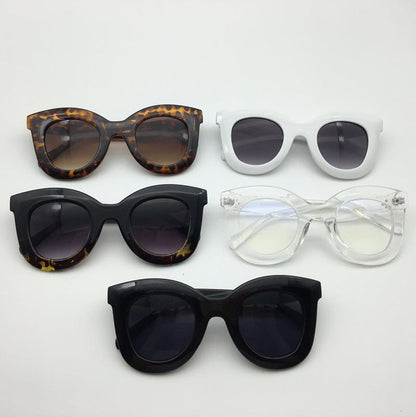 Kvinders Oversized Solbriller Trendy Design 2