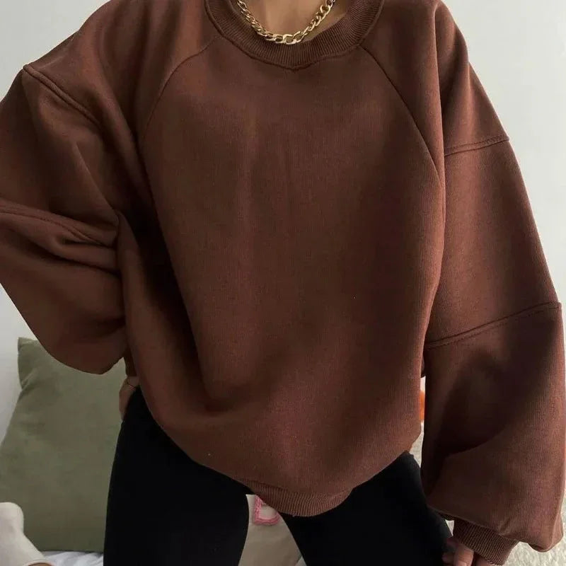 Kvinders Oversized Sweatshirt Casual Stil 3