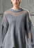 Kvinders Oversized Tulle Strikket Dagkjole 1