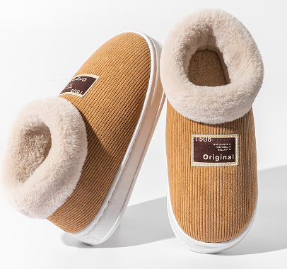 Kvinders Pantofler Imitationspels Foring TPR Sål 3