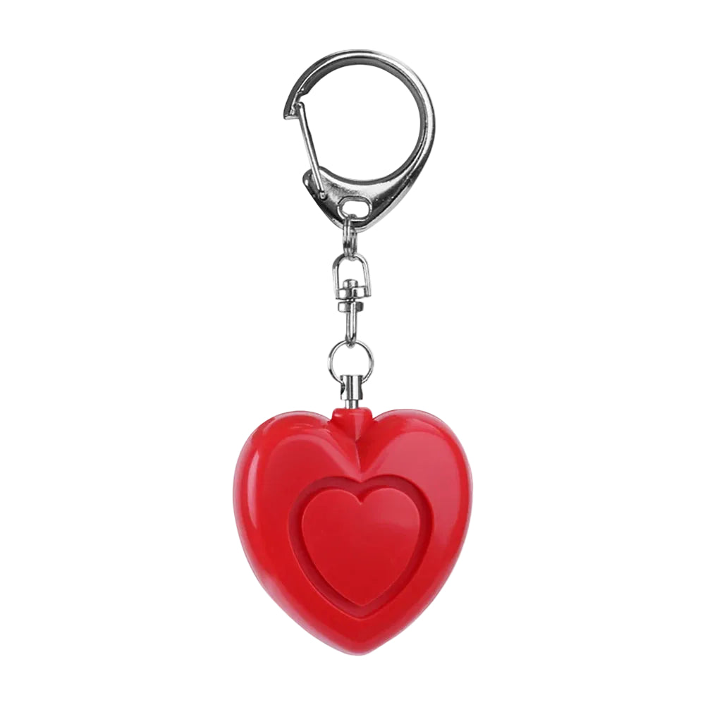 Kvinders Personlige Alarm Nøglering med LED Lys 0